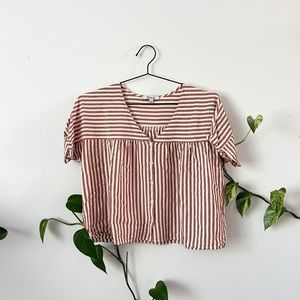 Madewell striped blouse